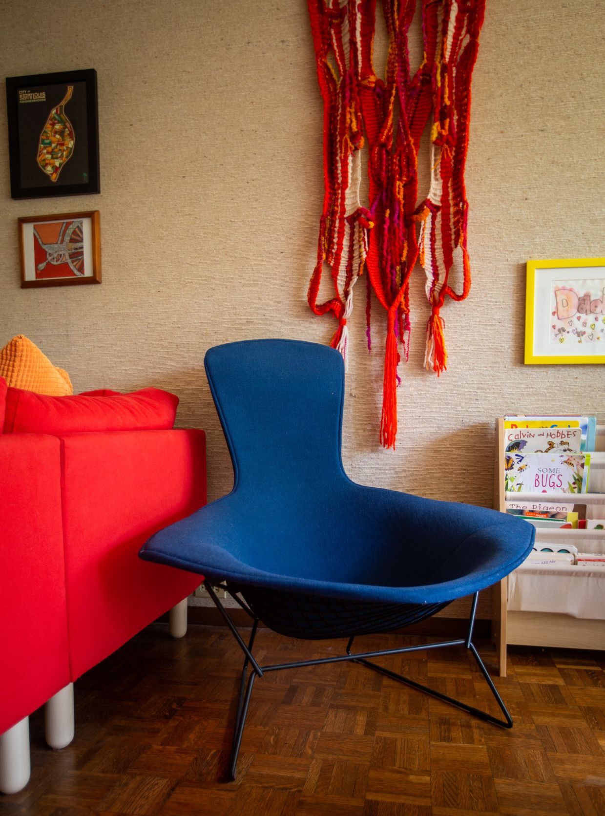 At home with Michelle Wiegand and Ben Sever in Ferguson